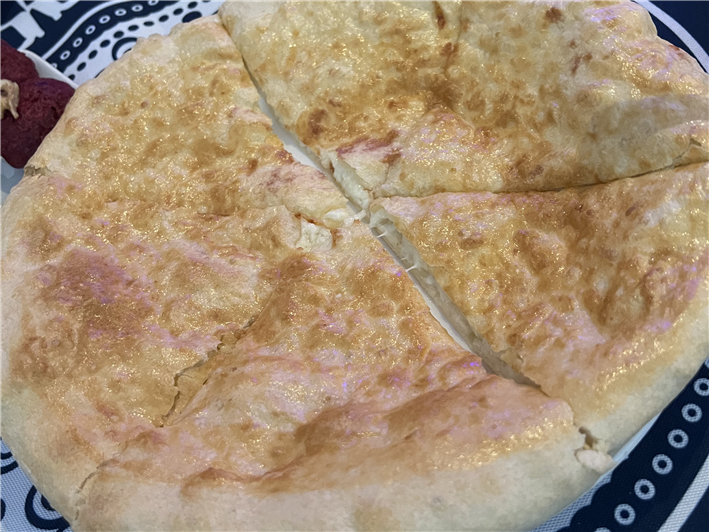 khachapuri - bread with melted cheese